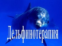 Дельфинотерапия