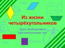 Из жизни четырёхугольников