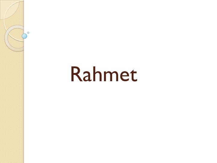 Rahmet