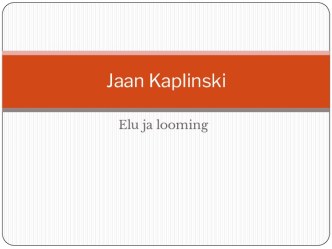 Jaan kaplinski