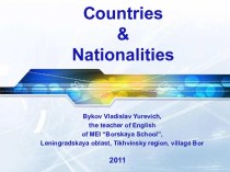 Countries & Nationalities (Part 2)