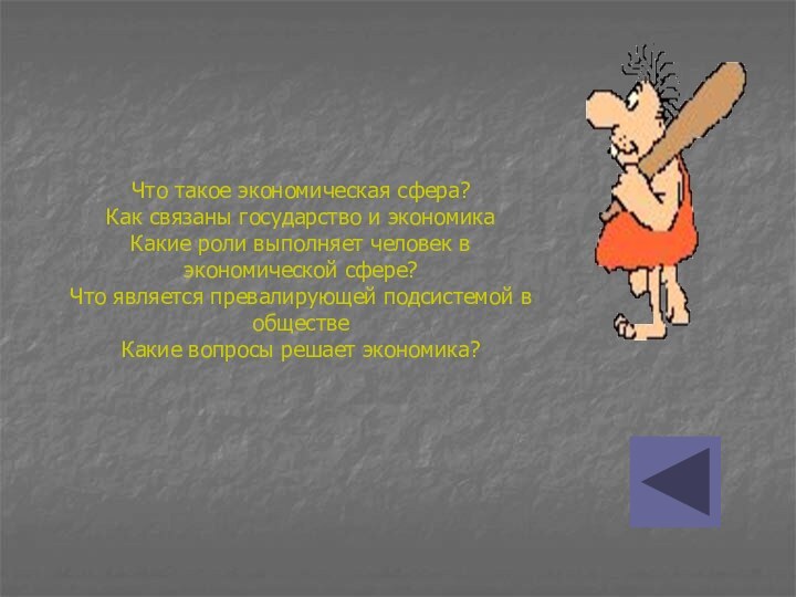 Что такое экономическая сфера?Как связаны государство и экономикаКакие роли выполняет человек в