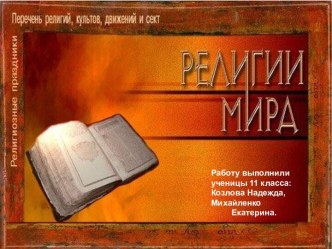 Религии мира