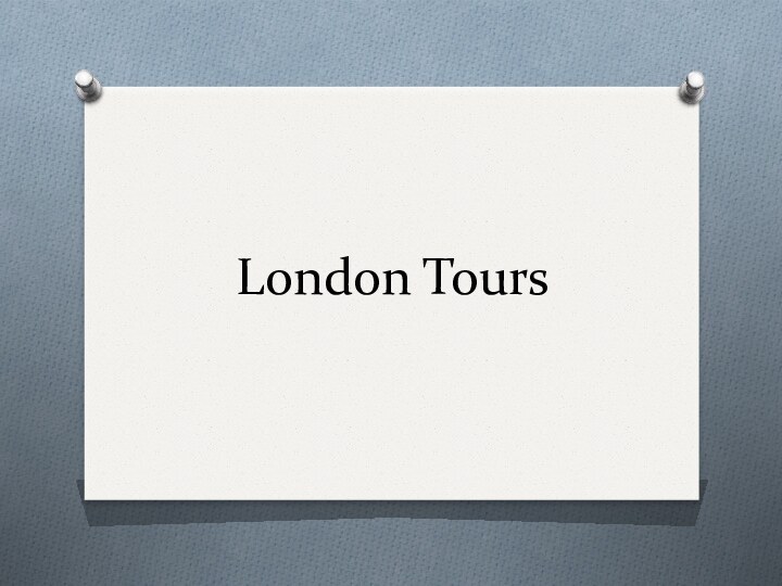 London Tours