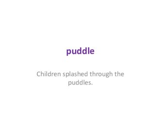 Puddle