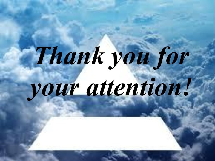 Thank you for your attention!