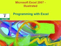 Programming with Excel