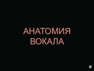 Анатомия вокала