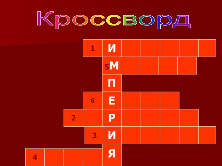 Кроссворд5МИПЕ1ЯИР2346