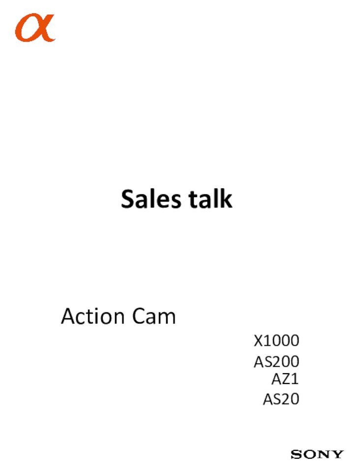 Sales talkAction CamX1000AS200 AZ1AS20