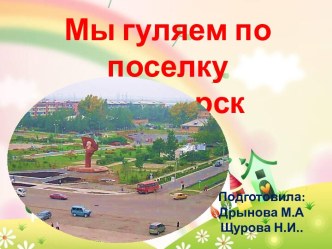 Мы гуляем по поселку Лучегорск