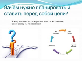 Зачем нужно планировать и ставить перед собой цели?