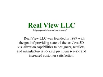 Real view llc