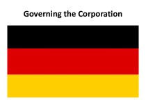 Governing the corporation