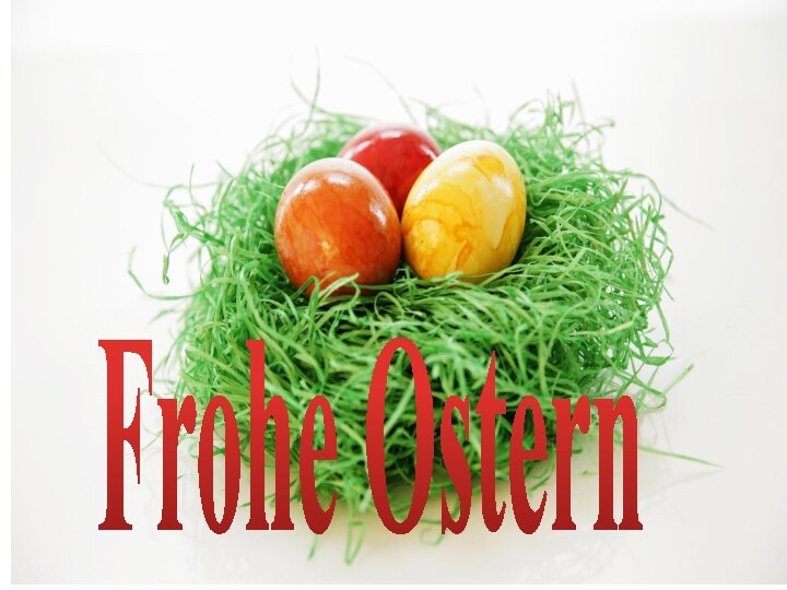 Frohe Ostern