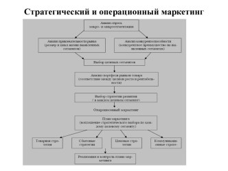 Стратегический и операционный маркетинг