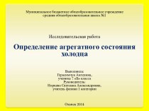 Определение агрегатного состояния холодца