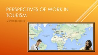 Perspectives of work in tourism