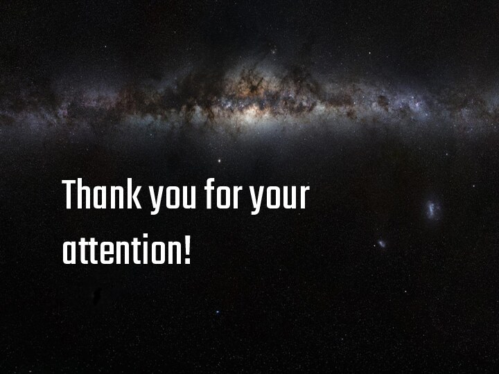 Thank you for your attention!