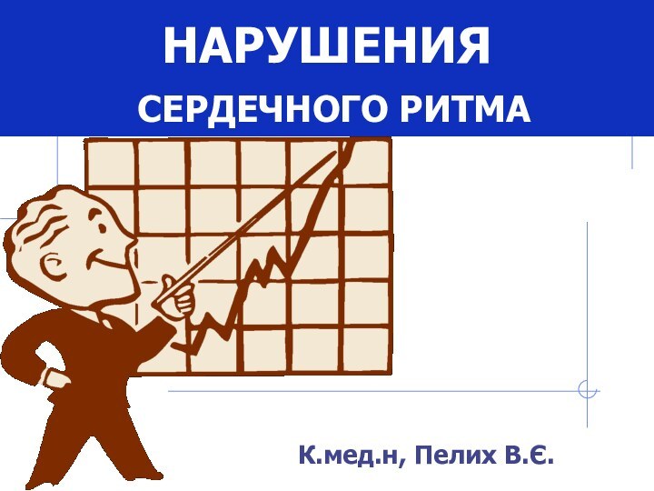 НАРУШЕНИЯ  СЕРДЕЧНОГО РИТМАК.мед.н, Пелих В.Є.