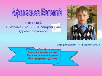 Значение имени