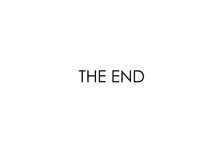 THE END