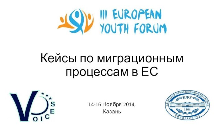 Кейсы по миграционным процессам в ЕС14-16 Ноября 2014,Казань
