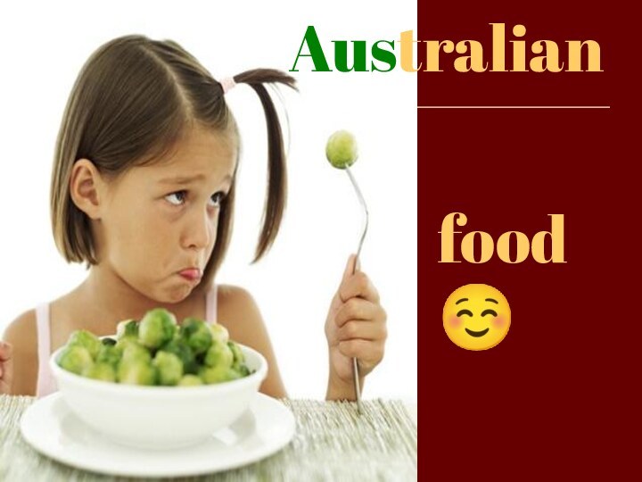 Australian food