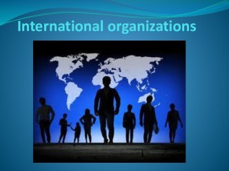 International organizations