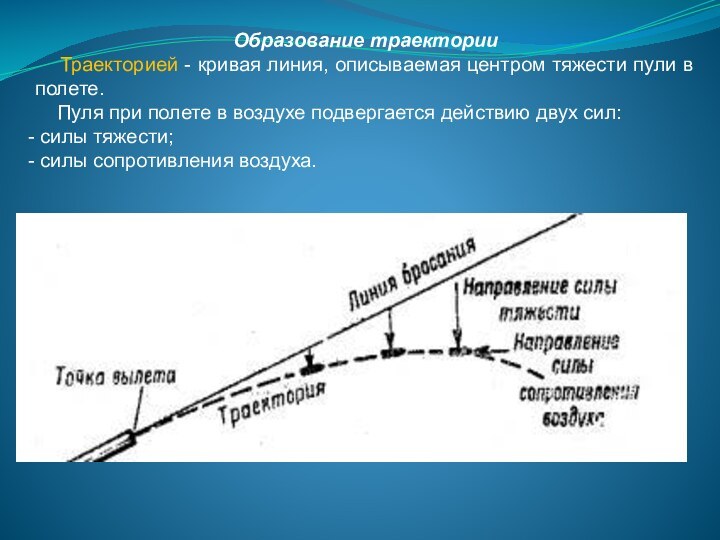 Фото ТРАЕКТОРИЯ ПУЛИ 5 БУКВ