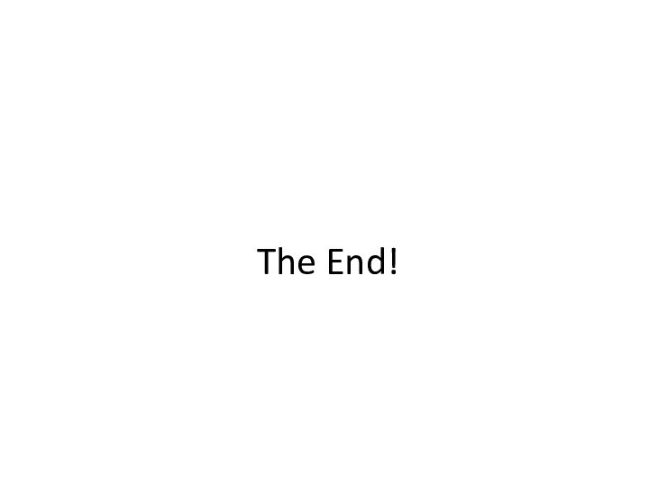 The End!