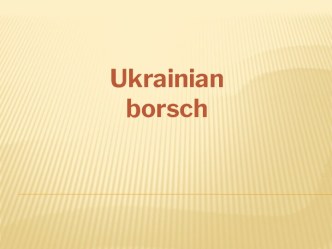 borsch