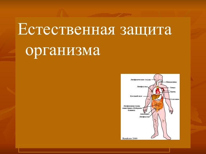 Естественная защита организма