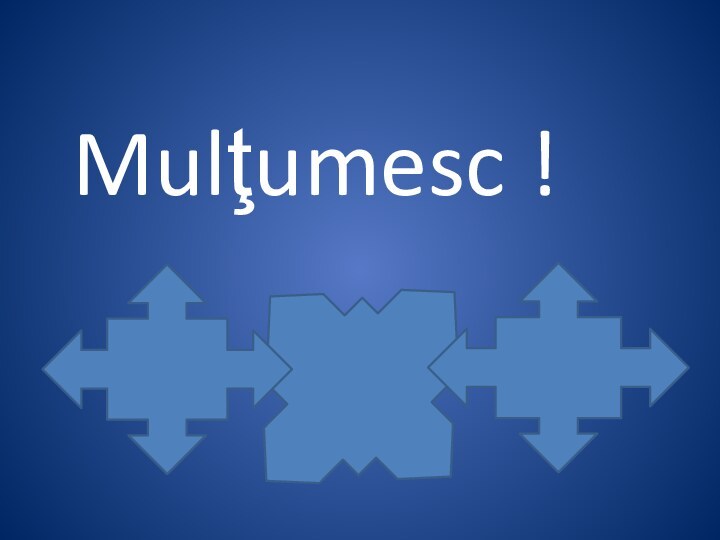 Mulţumesc !