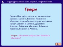 Структуры данных: графы