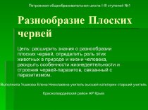 Разнообразие Плоских червей