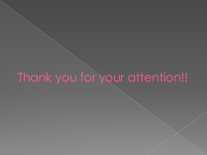 Thank you for your attention!!