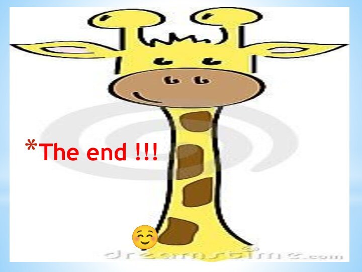The end !!!     