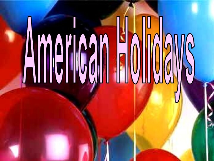 American Holidays