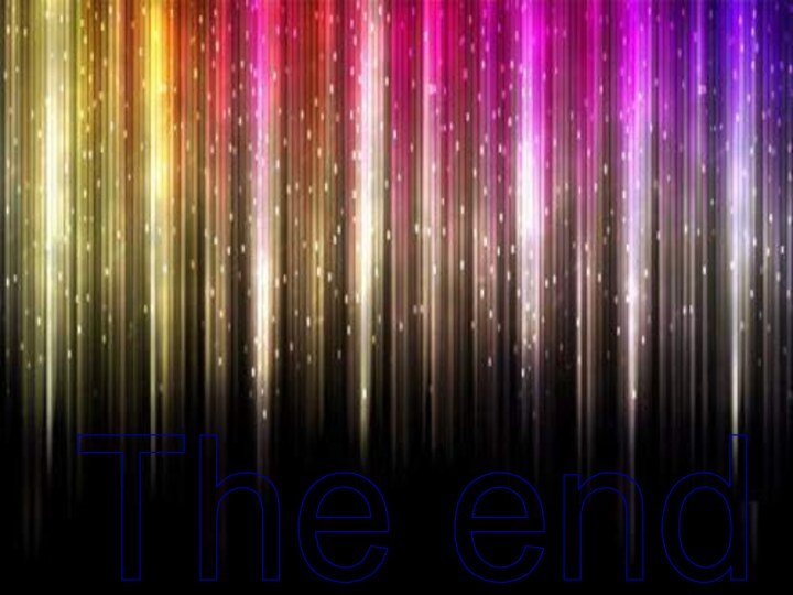 The end