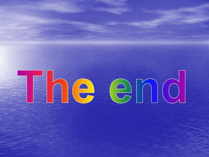 The end