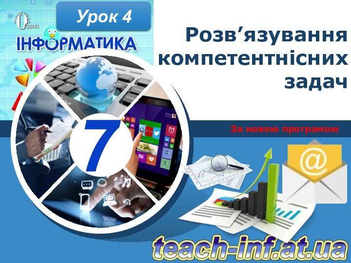 За новою програмоюУрок 4Розв’язування компетентнісних задач