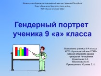 Гендерный портрет ученика 9 а класса