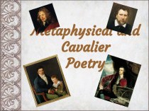 Metaphysical and cavalier poetry