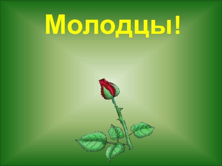 Молодцы!