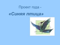 Проект года - Синяя птица