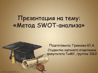 Метод swot-анализа