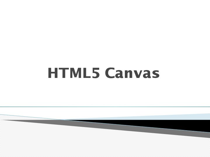 HTML5 Canvas