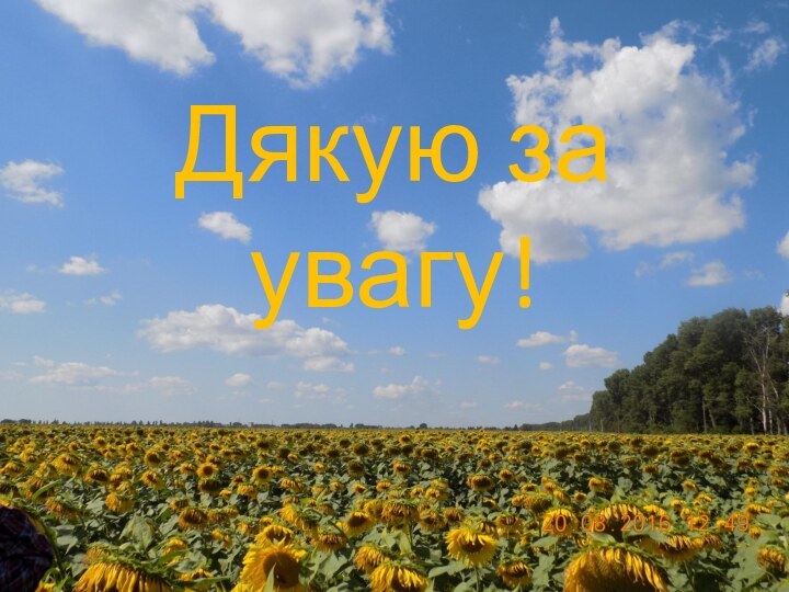 Дякую за увагу!