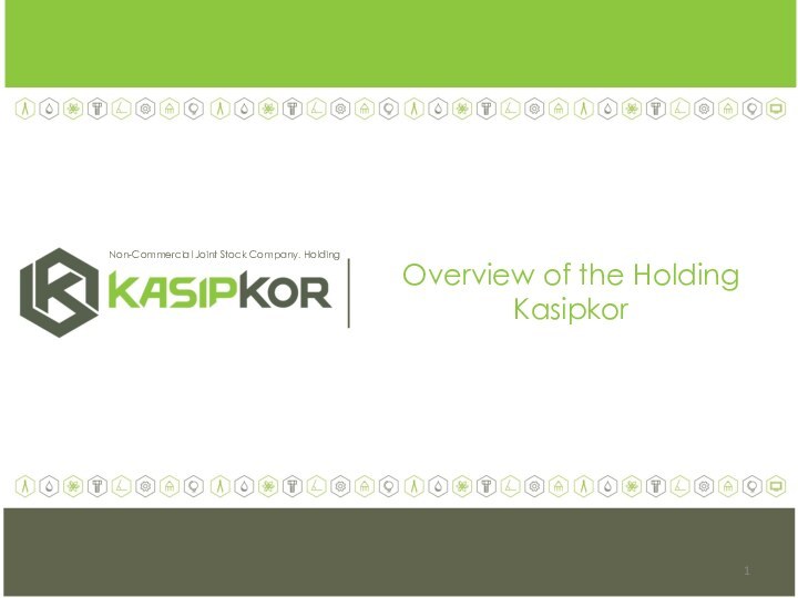 Overview of the Holding KasipkorNon-Commercial Joint Stock Company. Holding